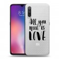 Полупрозрачный дизайнерский силиконовый с усиленными углами чехол для Xiaomi Mi9 Абстракции