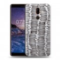 Полупрозрачный дизайнерский пластиковый чехол для Nokia 7 Plus Абстракции 2