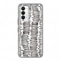 Полупрозрачный дизайнерский силиконовый чехол для Tecno Camon 18 Абстракции 2