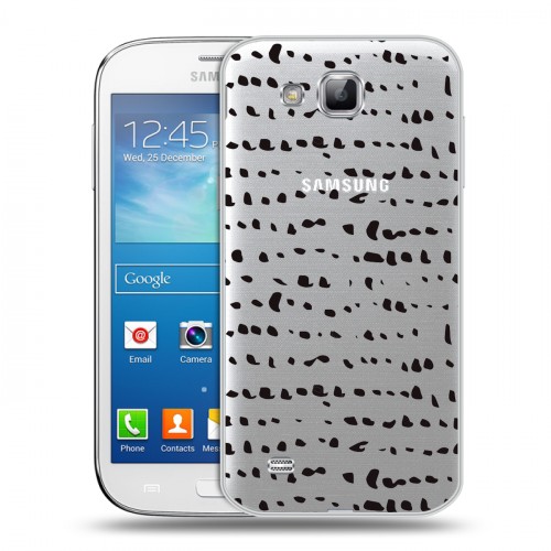 Полупрозрачный дизайнерский пластиковый чехол для Samsung Galaxy Premier Абстракции 2