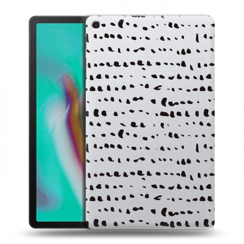 Полупрозрачный дизайнерский пластиковый чехол для Samsung Galaxy Tab A 10.1 (2019) Абстракции 2