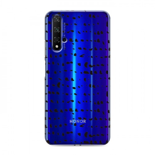 Полупрозрачный дизайнерский пластиковый чехол для Huawei Honor 20 Абстракции 2