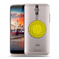 Полупрозрачный дизайнерский пластиковый чехол для ZTE Axon Mini Абстракции 1