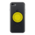 Полупрозрачный дизайнерский силиконовый с усиленными углами чехол для Iphone 7 Абстракции 1