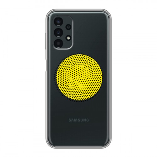Полупрозрачный дизайнерский пластиковый чехол для Samsung Galaxy A13 4G Абстракции 1