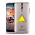 Полупрозрачный дизайнерский пластиковый чехол для ZTE Axon Mini Абстракции 1