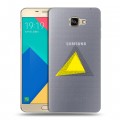 Полупрозрачный дизайнерский пластиковый чехол для Samsung Galaxy A9 Абстракции 1