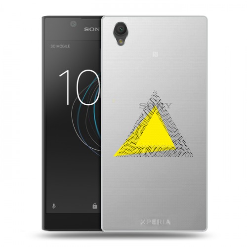 Полупрозрачный дизайнерский пластиковый чехол для Sony Xperia L1 Абстракции 1