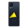 Полупрозрачный дизайнерский пластиковый чехол для Samsung Galaxy A22 Абстракции 1