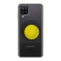 Полупрозрачный дизайнерский пластиковый чехол для Samsung Galaxy A12 Абстракции 1