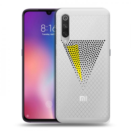 Полупрозрачный дизайнерский силиконовый с усиленными углами чехол для Xiaomi Mi9 Абстракции 1