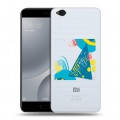 Полупрозрачный дизайнерский пластиковый чехол для Xiaomi Mi5C Абстракции 3