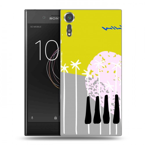 Дизайнерский пластиковый чехол для Sony Xperia XZs Абстракции