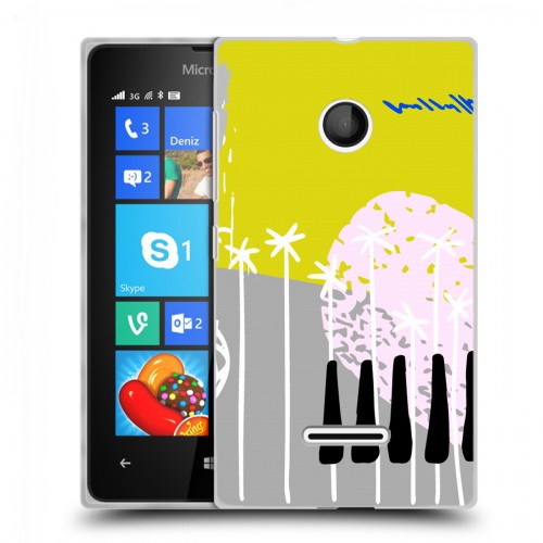 Дизайнерский пластиковый чехол для Microsoft Lumia 435 Абстракции