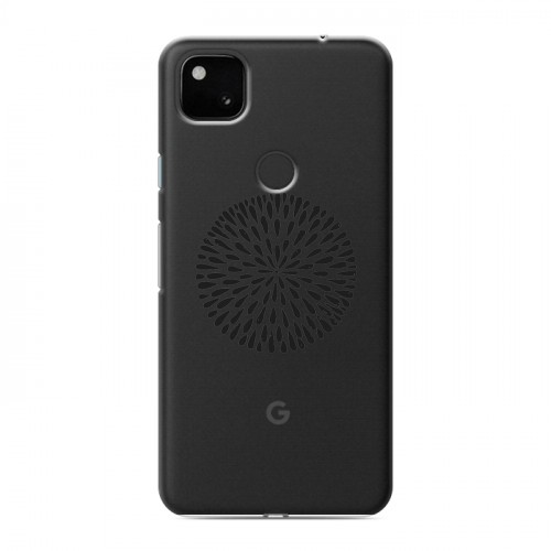 Полупрозрачный дизайнерский пластиковый чехол для Google Pixel 4a Абстракции 5