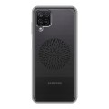 Полупрозрачный дизайнерский силиконовый чехол для Samsung Galaxy A12 Абстракции 5