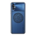 Полупрозрачный дизайнерский силиконовый чехол для Tecno Spark 8P Абстракции 5