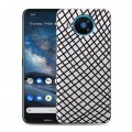 Полупрозрачный дизайнерский пластиковый чехол для Nokia 8.3 Абстракции