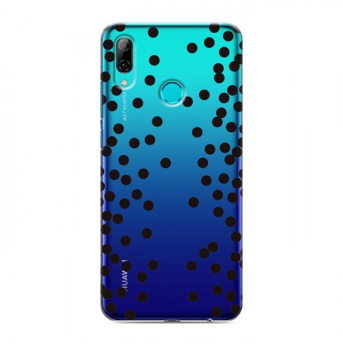 Полупрозрачный дизайнерский пластиковый чехол для Huawei P Smart (2019) Абстракции
