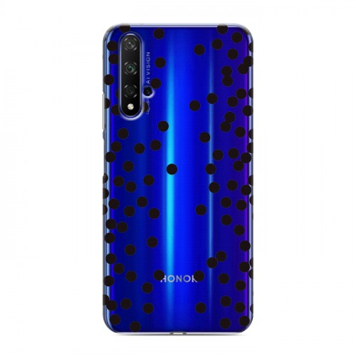 Полупрозрачный дизайнерский пластиковый чехол для Huawei Honor 20 Абстракции