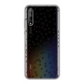 Полупрозрачный дизайнерский силиконовый чехол для Huawei Y8p Абстракции