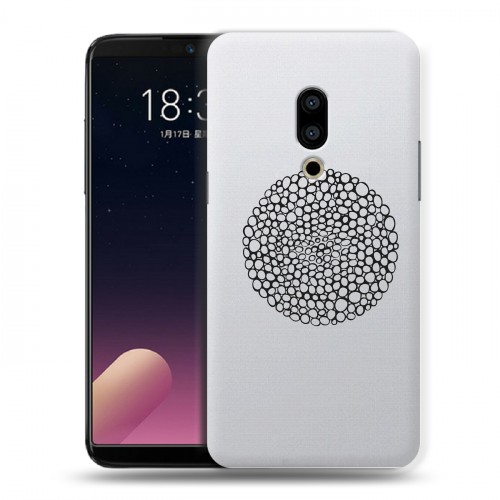 Полупрозрачный дизайнерский пластиковый чехол для Meizu 15 Plus Абстракции 5