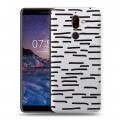 Полупрозрачный дизайнерский пластиковый чехол для Nokia 7 Plus Абстракции 2