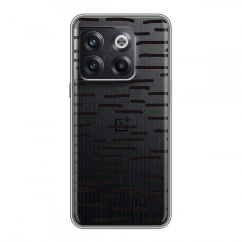 Полупрозрачный дизайнерский силиконовый чехол для OnePlus 10T Абстракции 2
