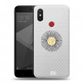 Полупрозрачный дизайнерский пластиковый чехол для Xiaomi Mi8 SE Абстракции