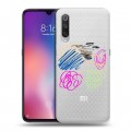 Полупрозрачный дизайнерский силиконовый с усиленными углами чехол для Xiaomi Mi9 Абстракции