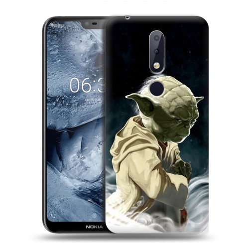 Дизайнерский силиконовый чехол для Nokia 6.1 Plus Звездные войны