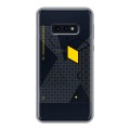 Полупрозрачный дизайнерский силиконовый чехол для Samsung Galaxy S10e Абстракции 1