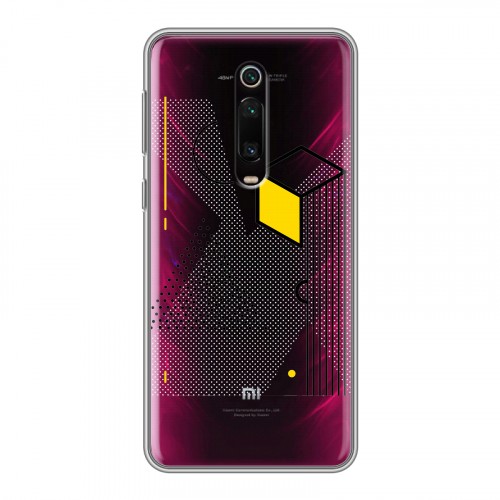 Полупрозрачный дизайнерский силиконовый чехол для Xiaomi RedMi K20 Абстракции 1