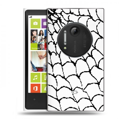 Полупрозрачный дизайнерский пластиковый чехол для Nokia Lumia 1020 Абстракции 2