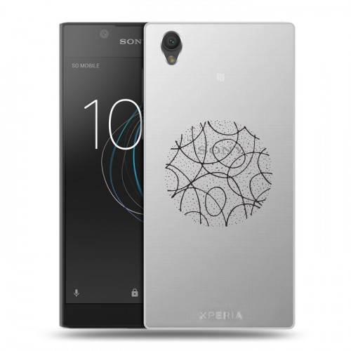 Полупрозрачный дизайнерский пластиковый чехол для Sony Xperia L1 Абстракции 5