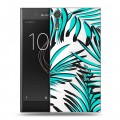 Полупрозрачный дизайнерский пластиковый чехол для Sony Xperia XZs Абстракции