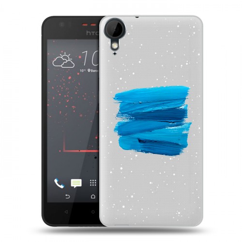 Полупрозрачный дизайнерский пластиковый чехол для HTC Desire 825 Абстракции
