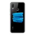 Полупрозрачный дизайнерский пластиковый чехол для Huawei P20 Lite Абстракции