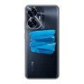 Полупрозрачный дизайнерский силиконовый чехол для Realme C55 Абстракции