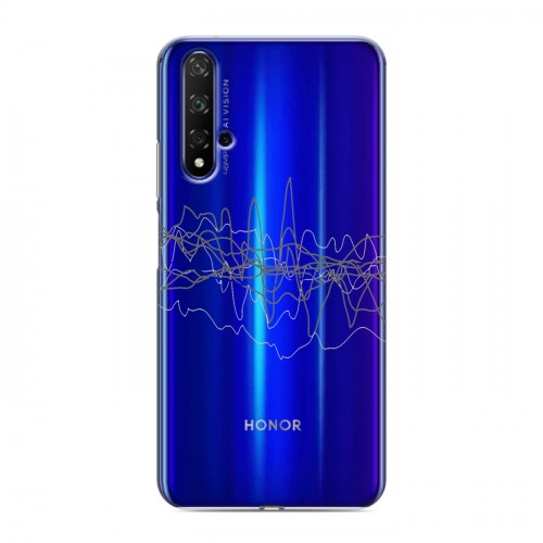 Полупрозрачный дизайнерский пластиковый чехол для Huawei Honor 20 Абстракции