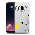 Полупрозрачный дизайнерский пластиковый чехол для Meizu 15 Plus Абстракции 1