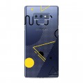 Полупрозрачный дизайнерский силиконовый чехол для Samsung Galaxy Note 9 Абстракции 1
