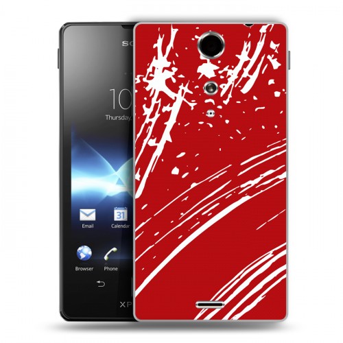 Дизайнерский пластиковый чехол для Sony Xperia TX Абстракции