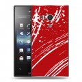 Дизайнерский пластиковый чехол для Sony Xperia acro S Абстракции