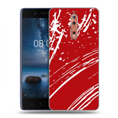 Дизайнерский пластиковый чехол для Nokia 8 Абстракции