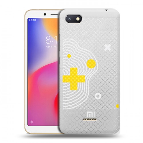 Полупрозрачный дизайнерский пластиковый чехол для Xiaomi RedMi 6A Абстракции 1