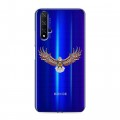 Полупрозрачный дизайнерский пластиковый чехол для Huawei Honor 20 Абстракции