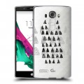Полупрозрачный дизайнерский пластиковый чехол для LG G4 Абстракции 2
