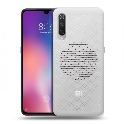 Полупрозрачный дизайнерский силиконовый с усиленными углами чехол для Xiaomi Mi9 Абстракции 5