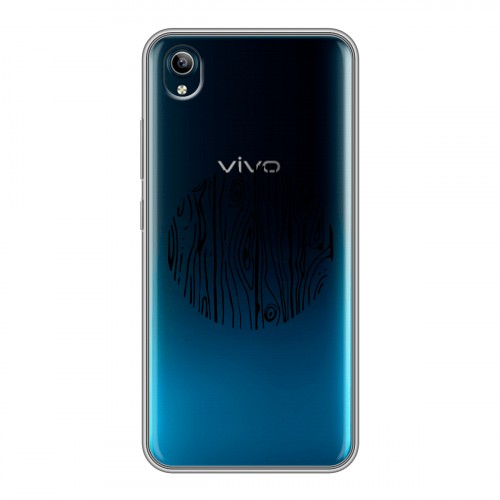 Полупрозрачный дизайнерский силиконовый чехол для Vivo Y91C Абстракции 5